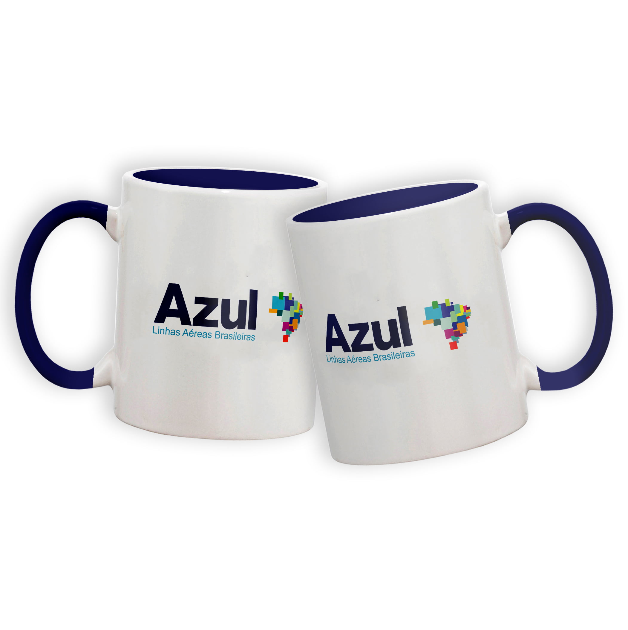 Caneca de Cerâmica Colorida (Alça e Parte interna)