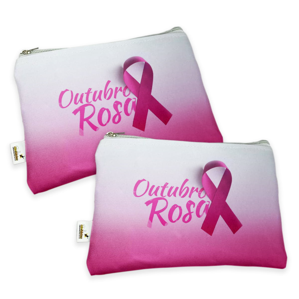 Necessaire Envelope Outubro Rosa (Pronta Entrega)
