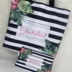 Bolsa Praia Grande + Necessaire Slim Média (Dia da Mulher)