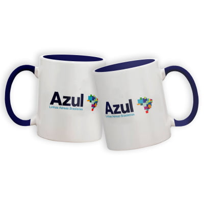 Caneca de Cerâmica Colorida (Alça e Parte interna)