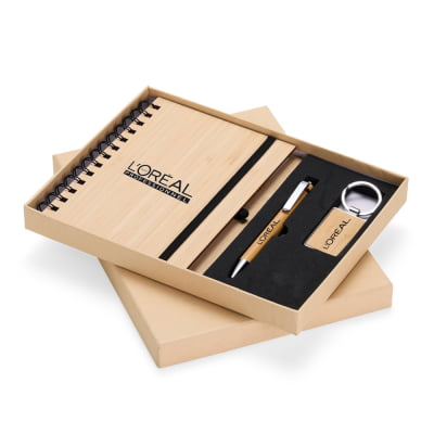 Kit Executivo de Bambu Ecológico